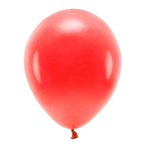 Globos ECO rojos / 10 uds.