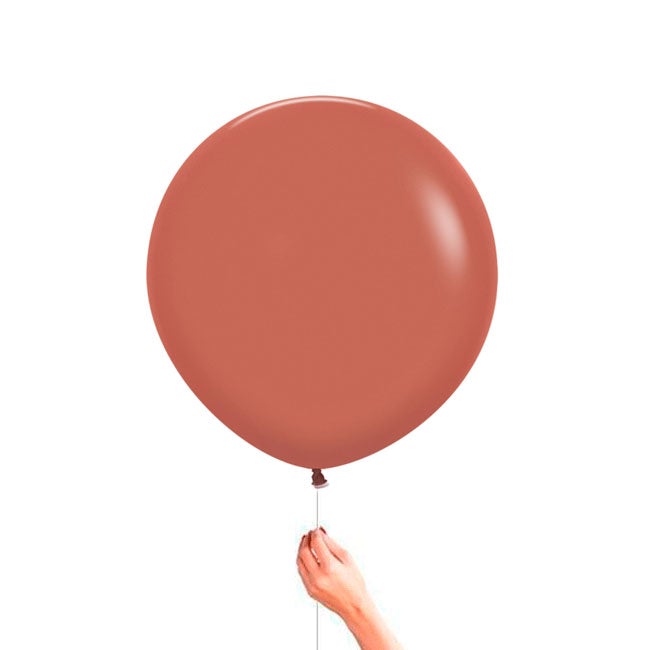 Globo Látex L terracota mate