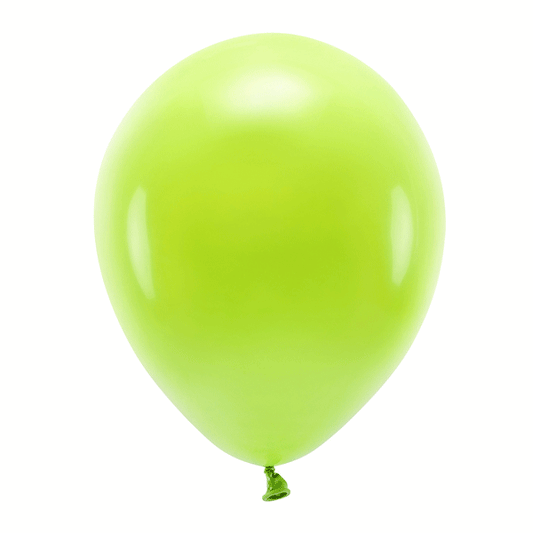 Globos ECO verde lima / 10 uds.