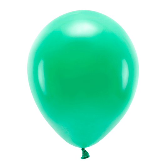 Globos ECO verde / 10 uds.