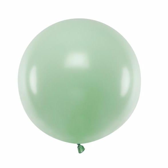 Globo Látex XL verde salvia pastel