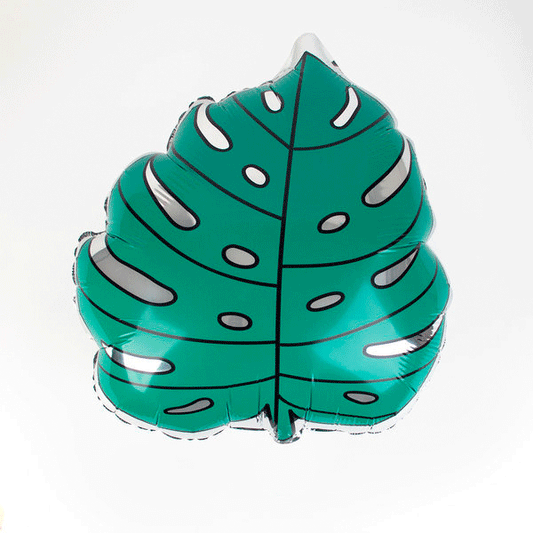 Globo Mylar hoja tropical