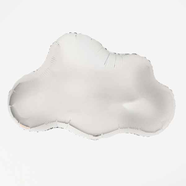 Globo Mylar nube plata