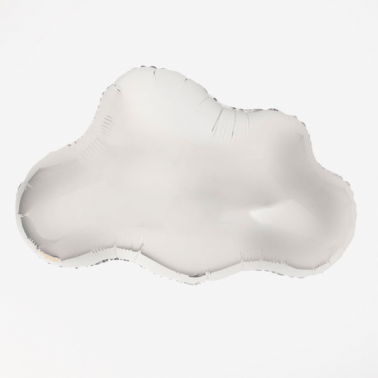 Globo Mylar nube plata