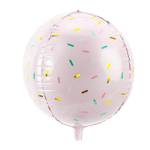 Globo Orbit Sprinkle rosa