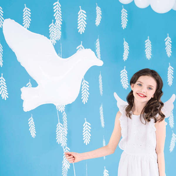 Globo paloma blanca XL