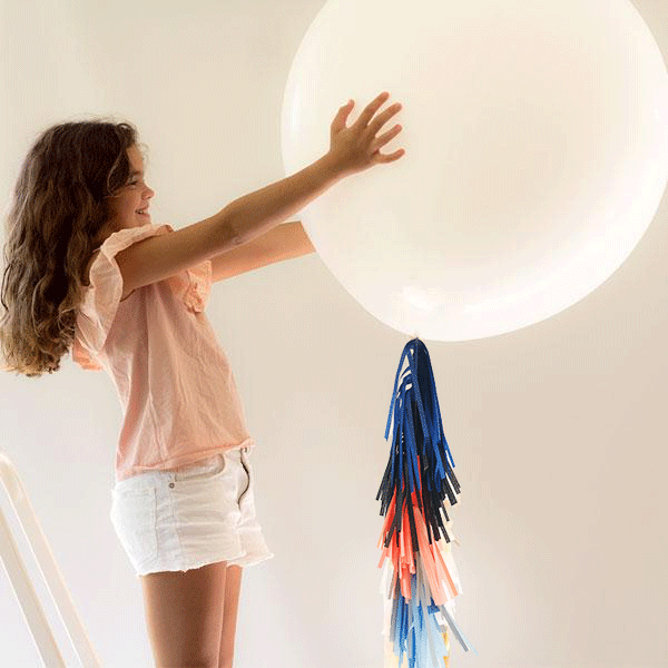 Kit globo XL decorado guirnalda SPACE