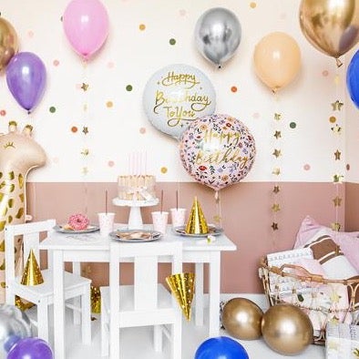 Globo foil Happy Birthday to you dorado