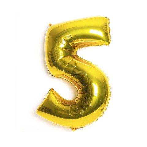 Globo Foil 5 XL oro - La Fiesta de Olivia