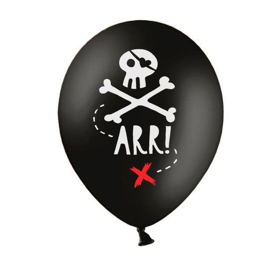 Globos pirata / 6 uds.