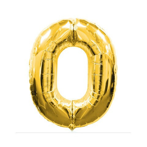 Globo Foil 0 XL oro - La Fiesta de Olivia - 1