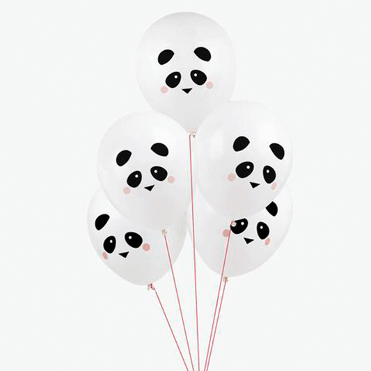 Globos Eco panda / 5 uds.
