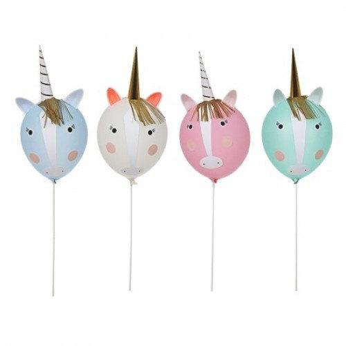 Kit DIY globos unicornio / 4 uds.