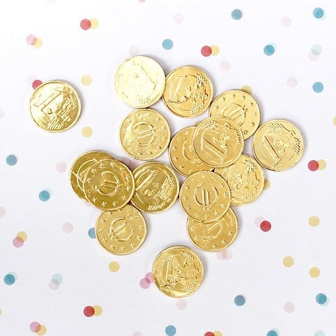 Monedas de chocolate / 10 uds. - La Fiesta de Olivia