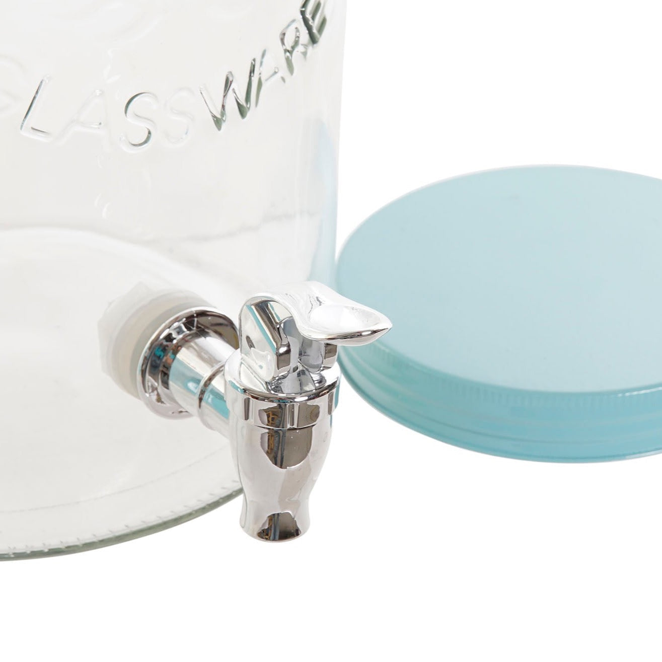 Dispensador bebidas vintage con base latón