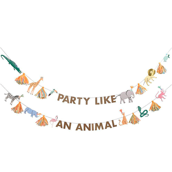 Guirnalda Animales Safari Chic