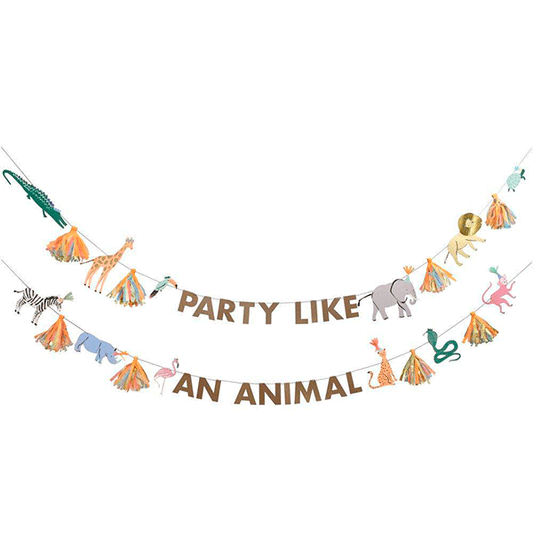 Guirnalda Animales Safari Chic