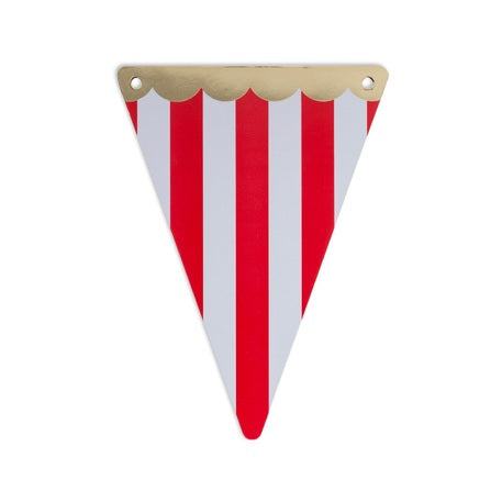 Banderines rayas Circo Vintage