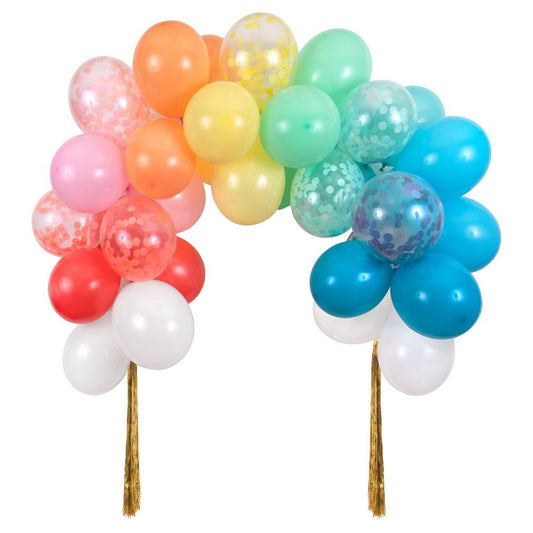 Kit DIY guirnalda globos confeti multicolor con tassel