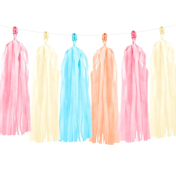 Guirnalda Tassel Pastel