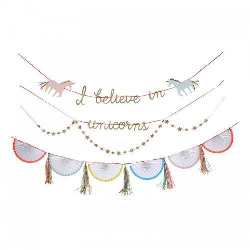 Guirnalda unicornios - La Fiesta de Olivia - 1