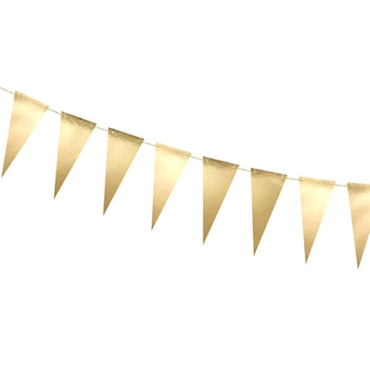 Guirnalda banderines dorados basic