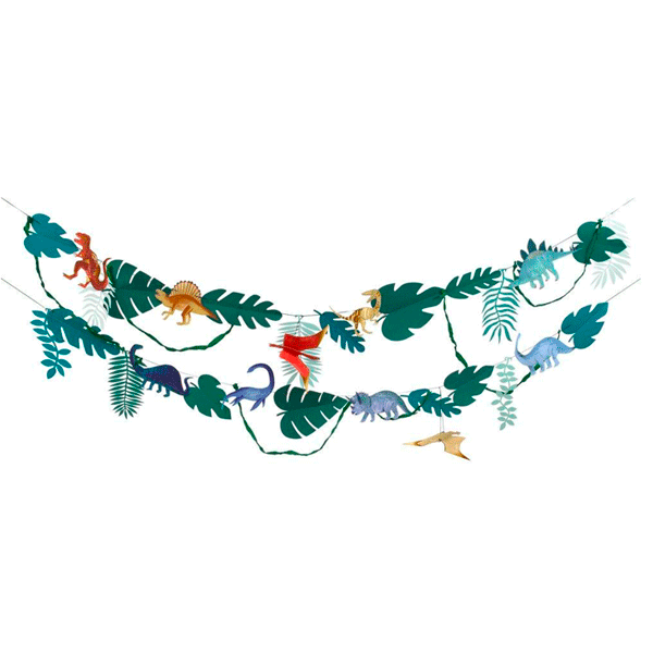 Guirnalda dinosaurio vintage
