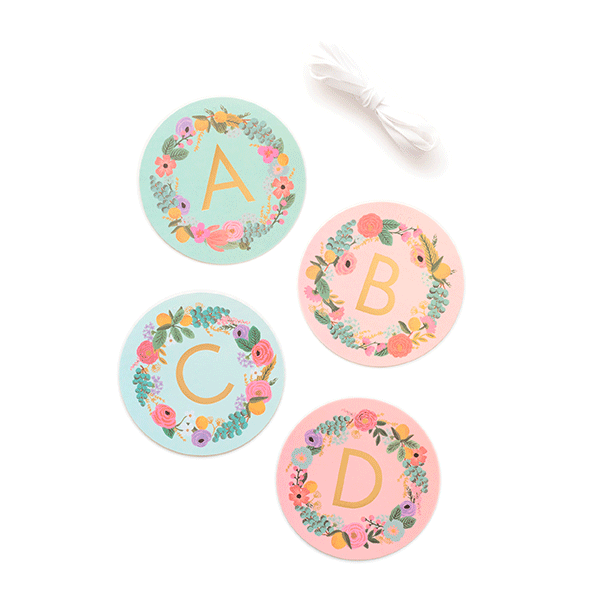 Guirnalda de letras Garden R. Paper & Co.