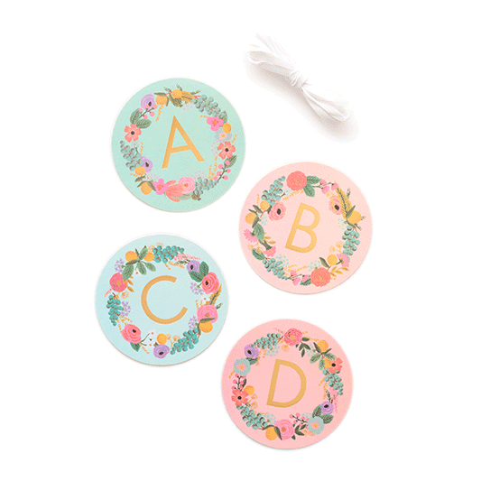 Guirnalda de letras Garden R. Paper & Co.