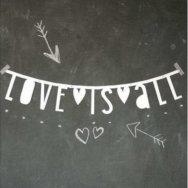 Guirnalda letras blanco - La Fiesta de Olivia - 1