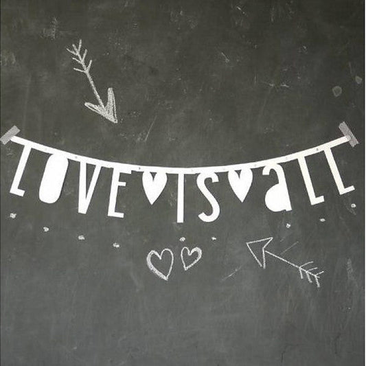 Guirnalda letras blanco - La Fiesta de Olivia - 1