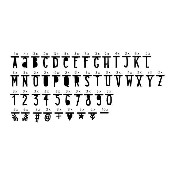 Guirnalda letras negro - La Fiesta de Olivia - 1