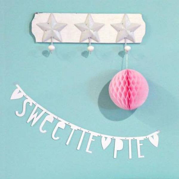 Guirnalda letras blanco - La Fiesta de Olivia - 2