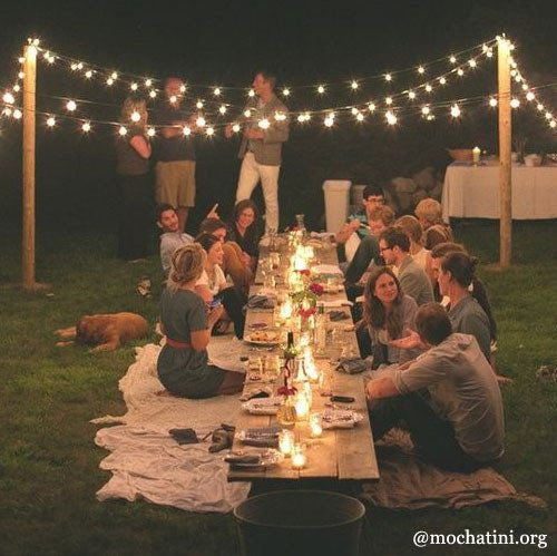 Guirnalda luces bombillas blancas - La Fiesta de Olivia - 1