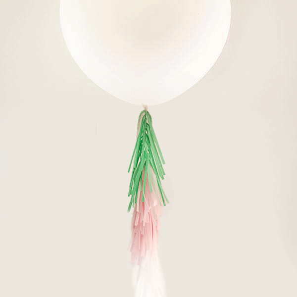 Kit globo XL decorado guirnalda MINT