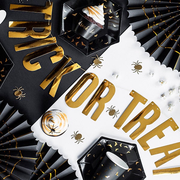 Guirnalda dorada Trick or Treat