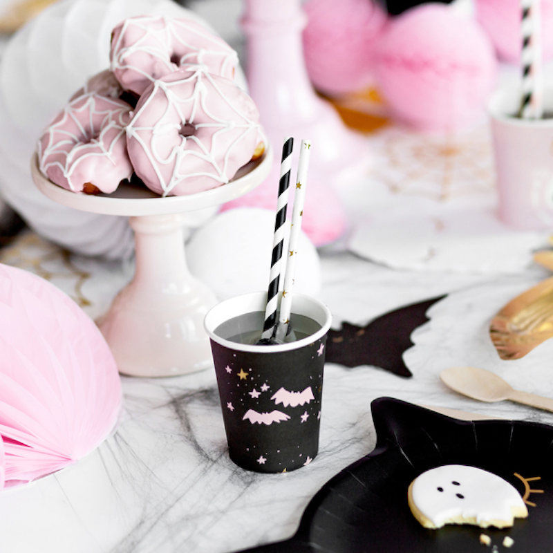 Plato gatito negro / 6 uds.