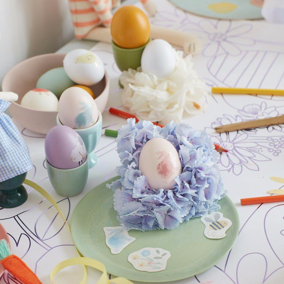 Set deco huevos de pascua primavera / 3 uds.