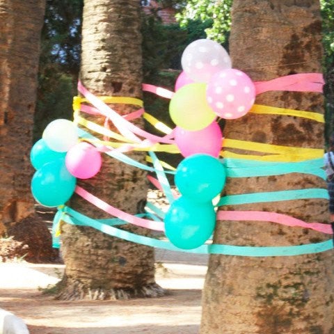 Cinta papel Crepé Fucsia / 23 mts. - La Fiesta de Olivia - 2