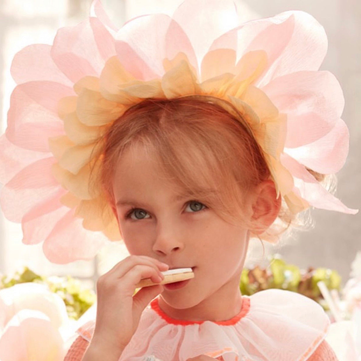 Diademas XL flor de papel