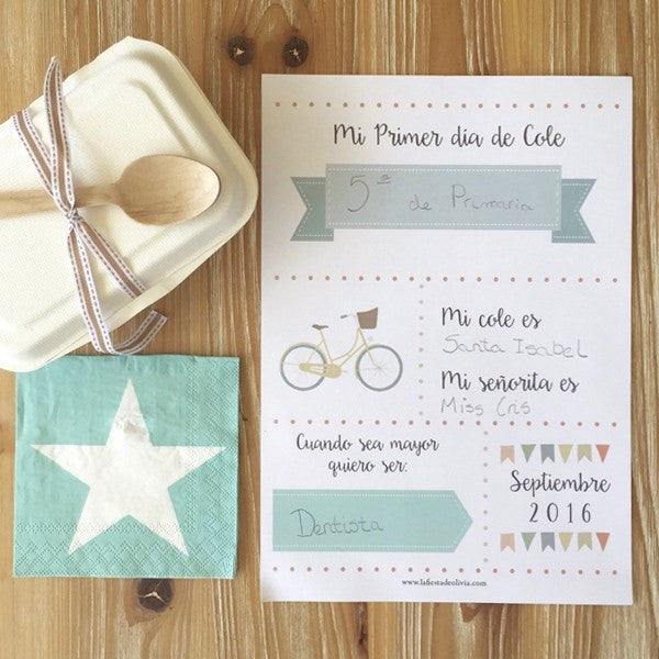 Lámina vuelta al cole - La Fiesta de Olivia - 1