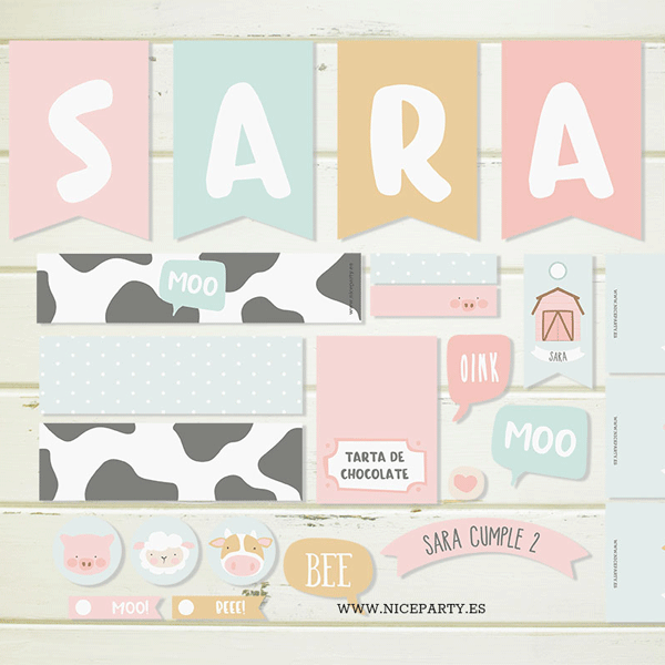 Pack imprimible Granja