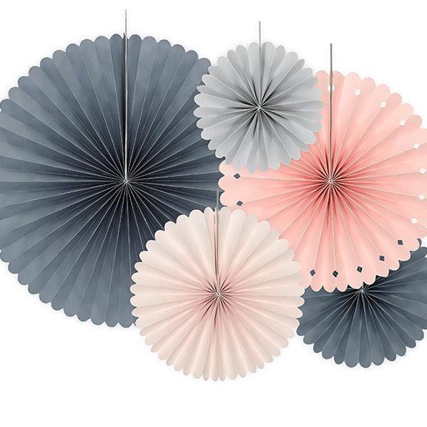 Kit abanicos basic mix Grey & Nude