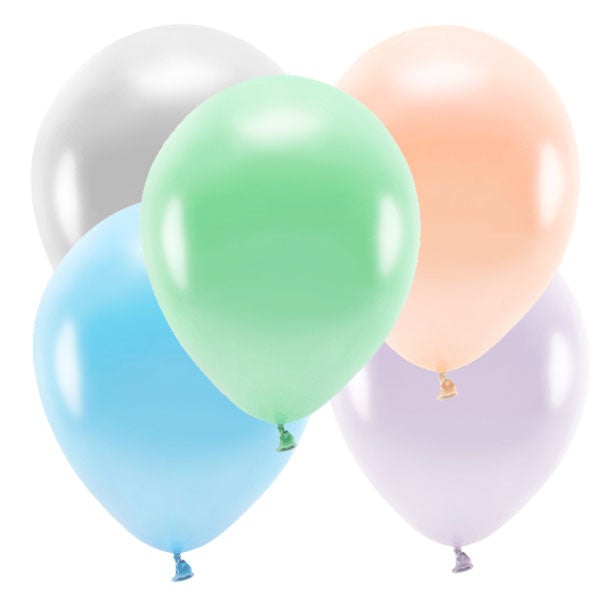 Mix globos colores Sirenas ECO/ 10 uds.