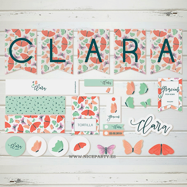 Pack imprimible Mariposas de primavera