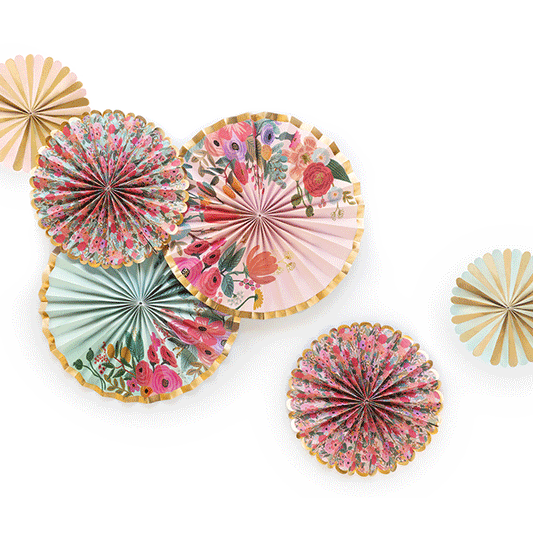 Kit abanicos Garden R. Paper & Co.