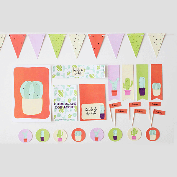 Pack imprimible cactus