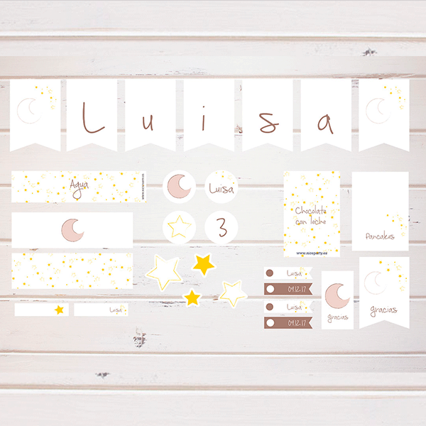 Pack imprimible Little Star