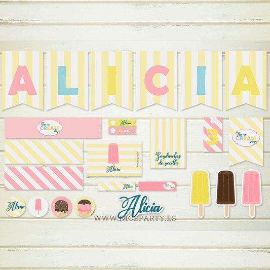 Pack imprimible Helados