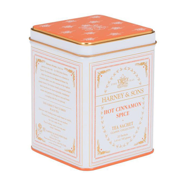 Lata de té Hot Cinnamon Spice / Sunset Harney & Sons / 20 uds.